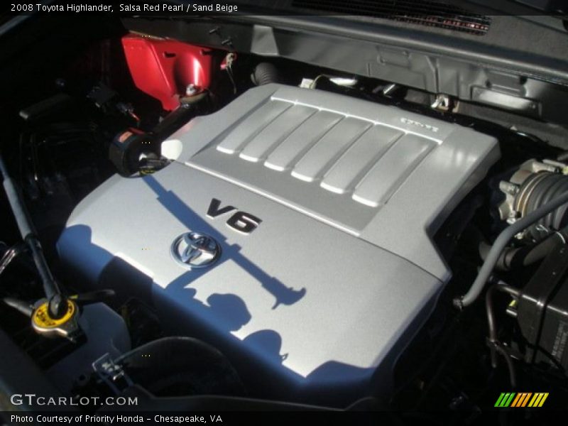 Salsa Red Pearl / Sand Beige 2008 Toyota Highlander