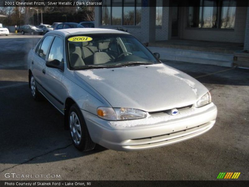 Silver Metallic / Dark Charcoal 2001 Chevrolet Prizm
