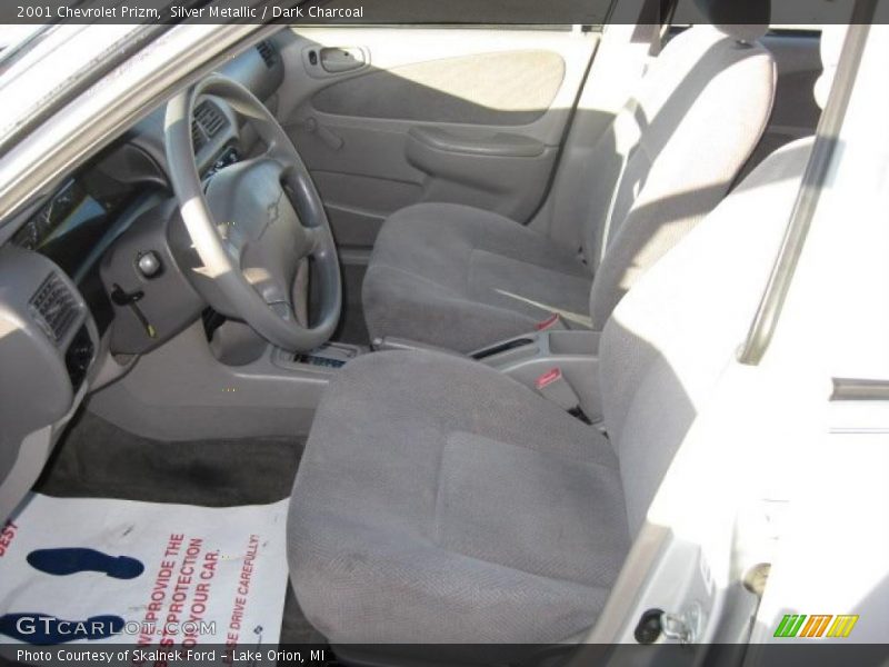 Silver Metallic / Dark Charcoal 2001 Chevrolet Prizm