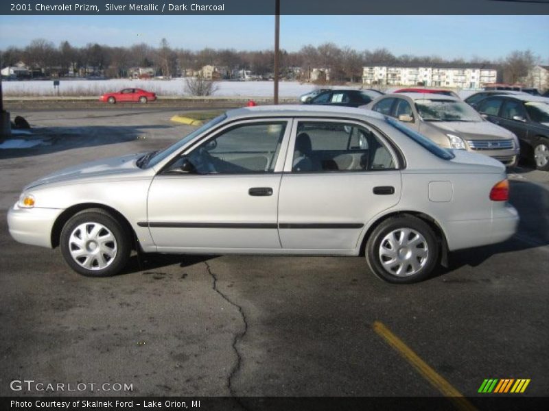 Silver Metallic / Dark Charcoal 2001 Chevrolet Prizm