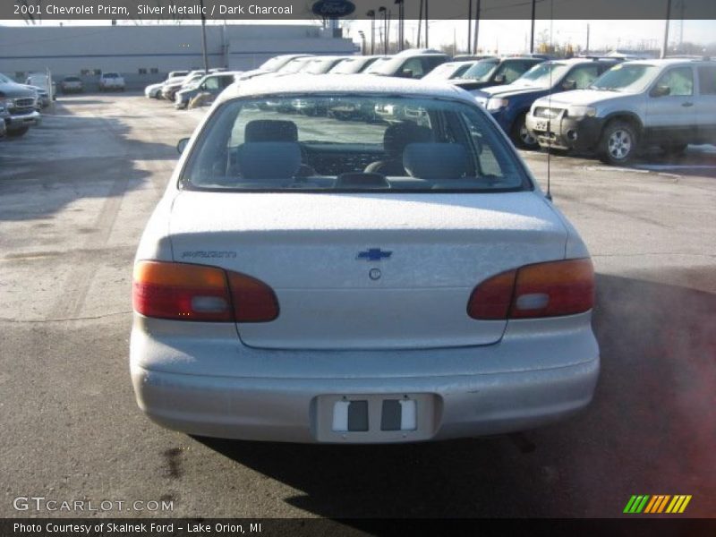 Silver Metallic / Dark Charcoal 2001 Chevrolet Prizm