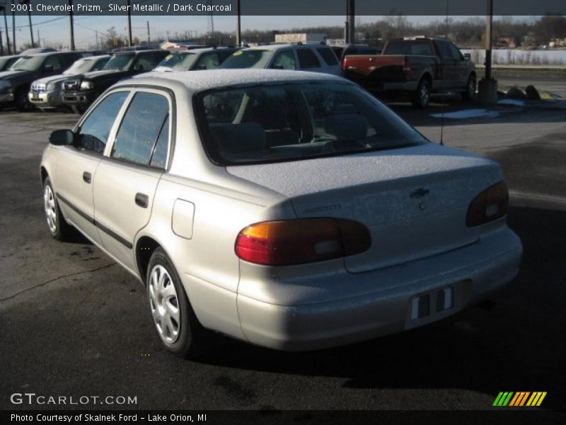 Silver Metallic / Dark Charcoal 2001 Chevrolet Prizm