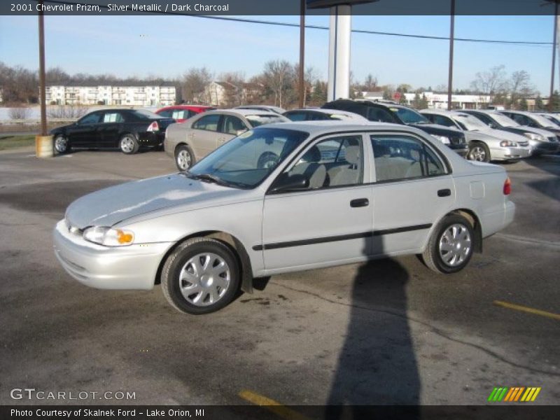 Silver Metallic / Dark Charcoal 2001 Chevrolet Prizm