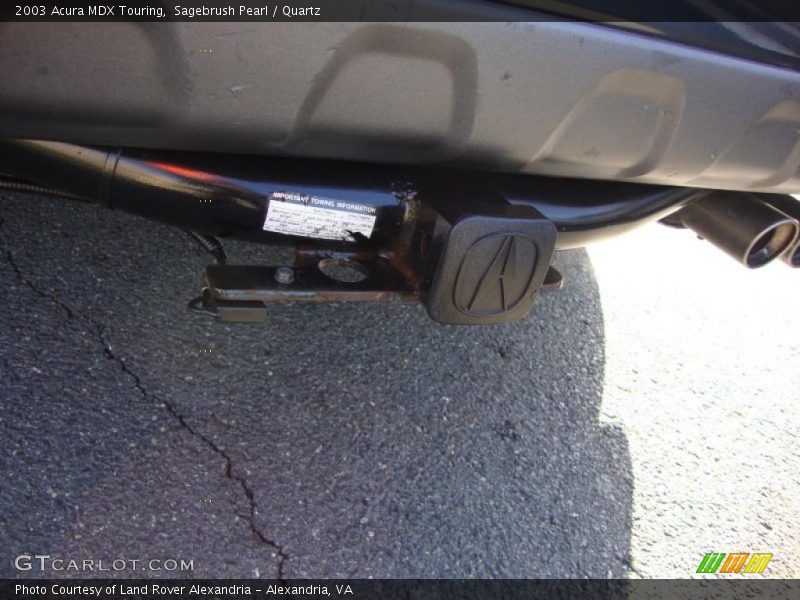 Sagebrush Pearl / Quartz 2003 Acura MDX Touring