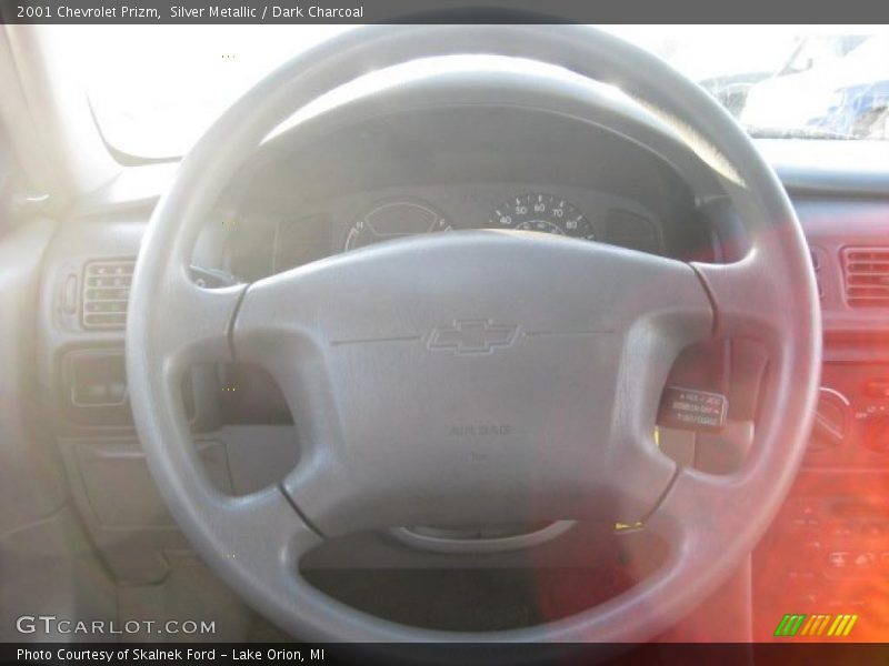 Silver Metallic / Dark Charcoal 2001 Chevrolet Prizm