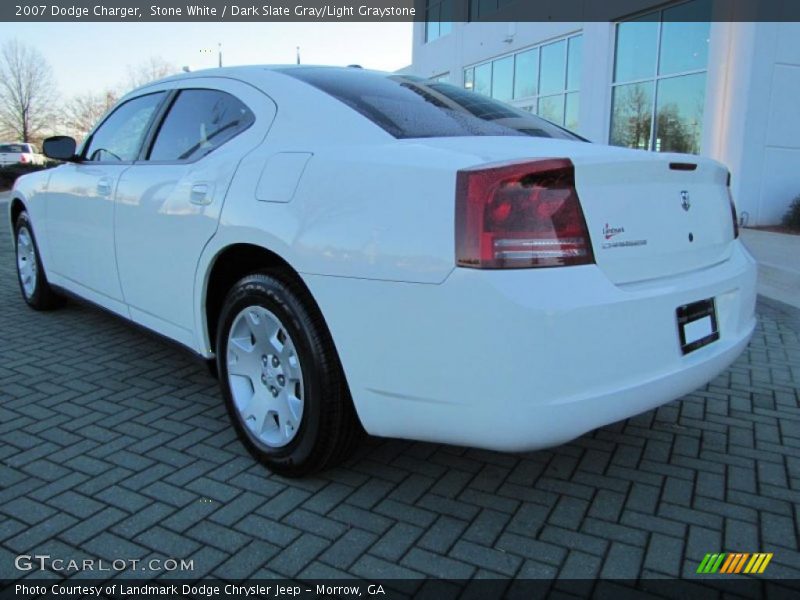 Stone White / Dark Slate Gray/Light Graystone 2007 Dodge Charger