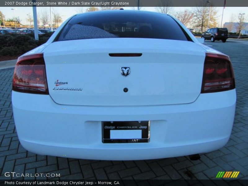 Stone White / Dark Slate Gray/Light Graystone 2007 Dodge Charger