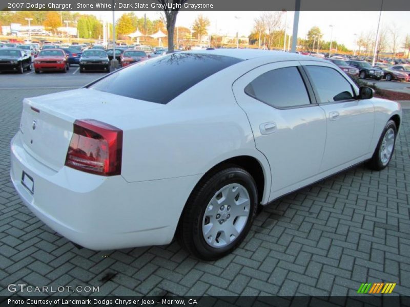 Stone White / Dark Slate Gray/Light Graystone 2007 Dodge Charger
