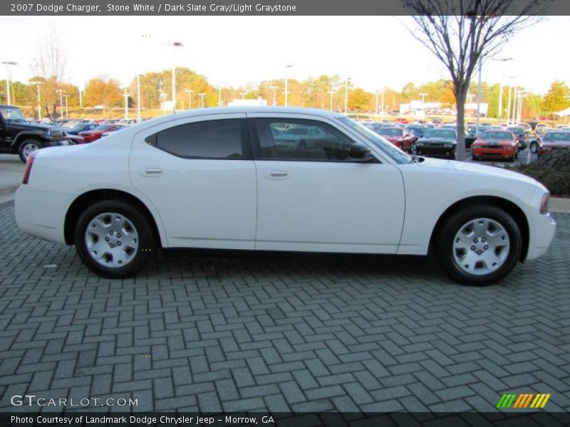 Stone White / Dark Slate Gray/Light Graystone 2007 Dodge Charger