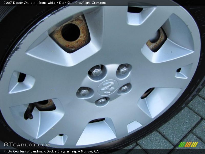 Stone White / Dark Slate Gray/Light Graystone 2007 Dodge Charger