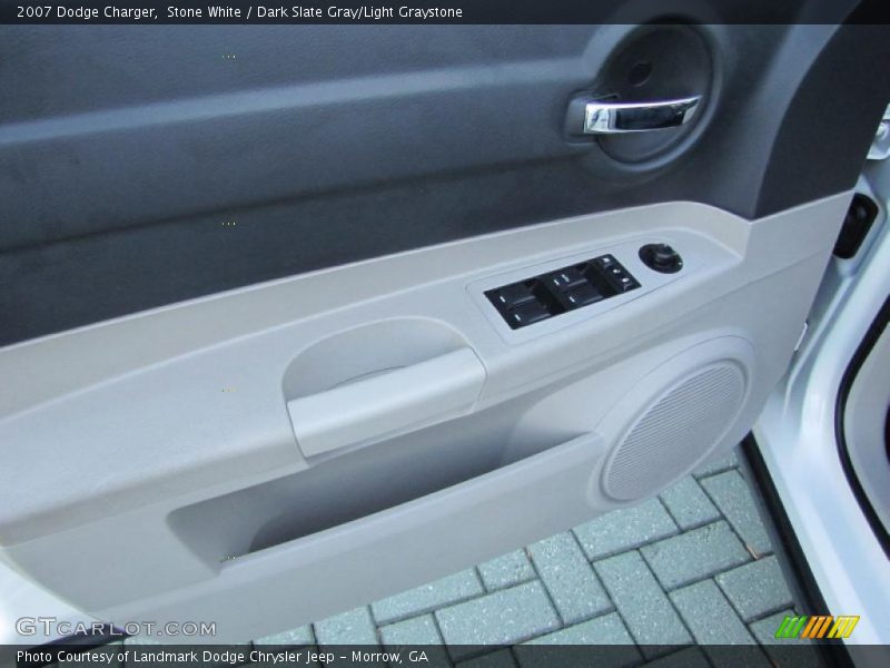 Stone White / Dark Slate Gray/Light Graystone 2007 Dodge Charger