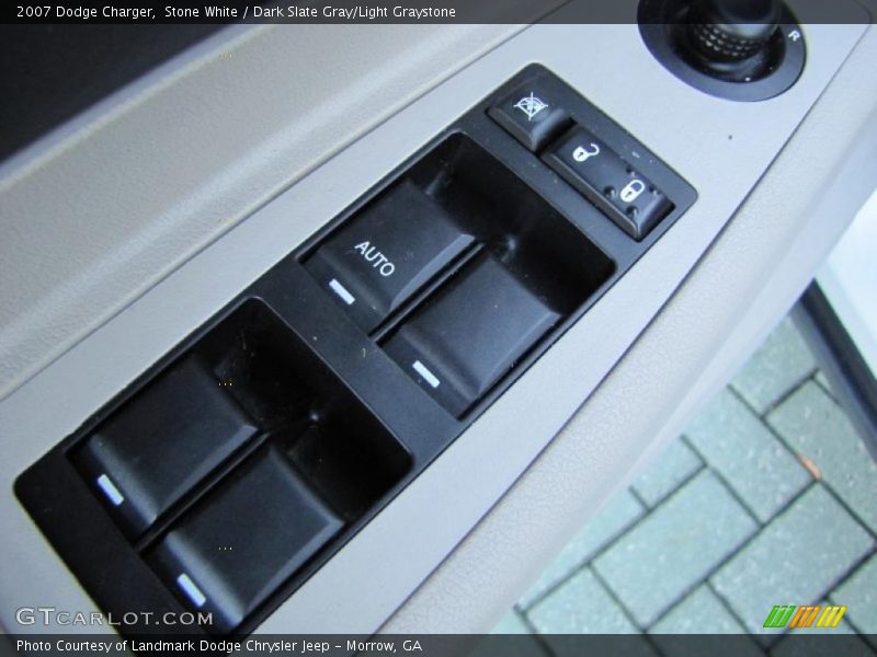 Stone White / Dark Slate Gray/Light Graystone 2007 Dodge Charger