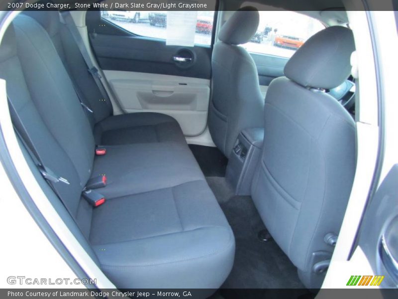 Stone White / Dark Slate Gray/Light Graystone 2007 Dodge Charger