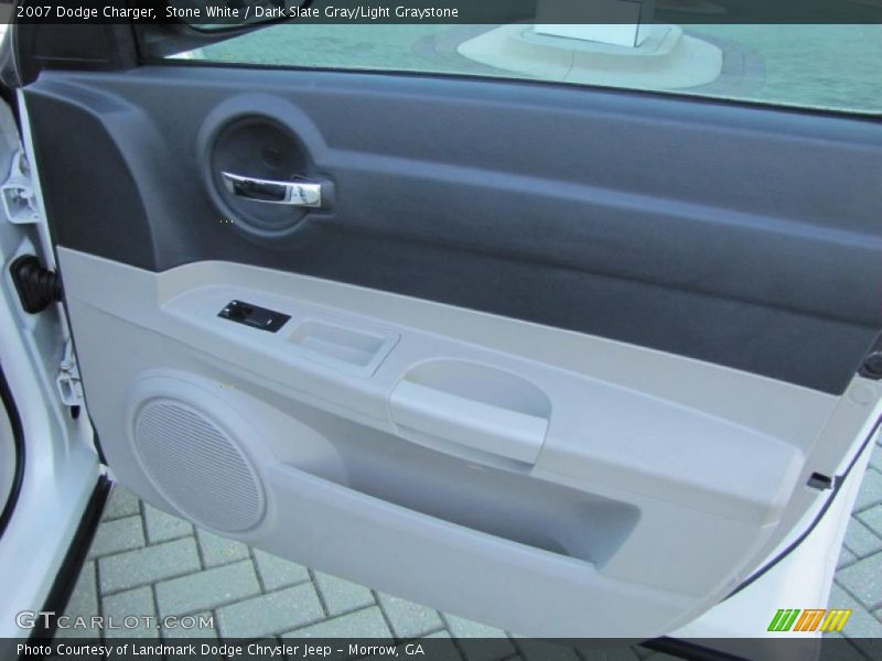Stone White / Dark Slate Gray/Light Graystone 2007 Dodge Charger
