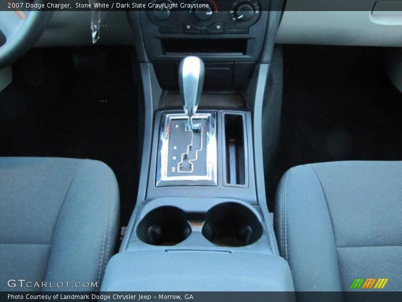 Stone White / Dark Slate Gray/Light Graystone 2007 Dodge Charger