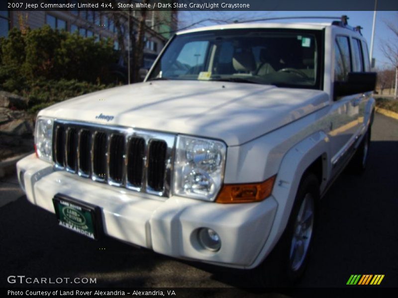 Stone White / Dark Slate Gray/Light Graystone 2007 Jeep Commander Limited 4x4