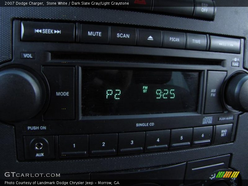 Stone White / Dark Slate Gray/Light Graystone 2007 Dodge Charger