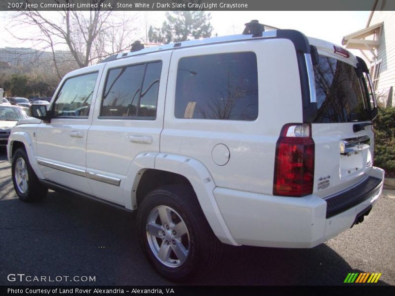 Stone White / Dark Slate Gray/Light Graystone 2007 Jeep Commander Limited 4x4