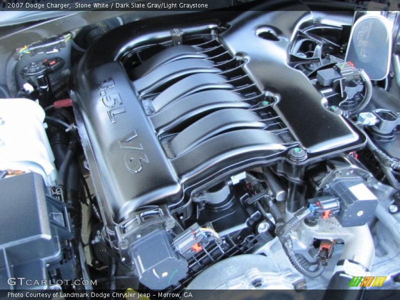 Stone White / Dark Slate Gray/Light Graystone 2007 Dodge Charger