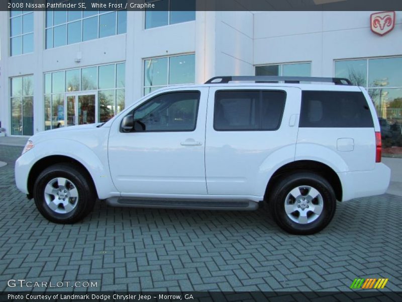 White Frost / Graphite 2008 Nissan Pathfinder SE