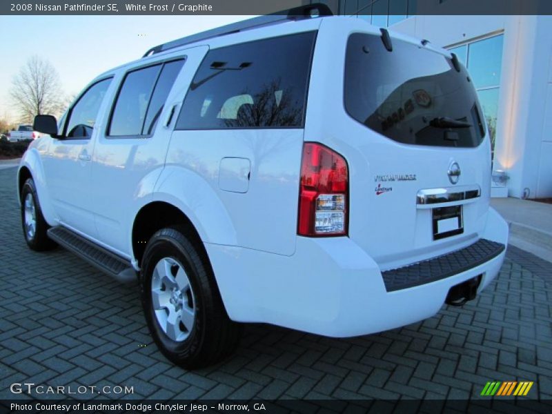 White Frost / Graphite 2008 Nissan Pathfinder SE