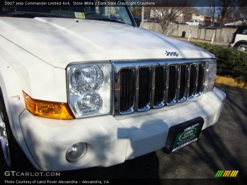 Stone White / Dark Slate Gray/Light Graystone 2007 Jeep Commander Limited 4x4