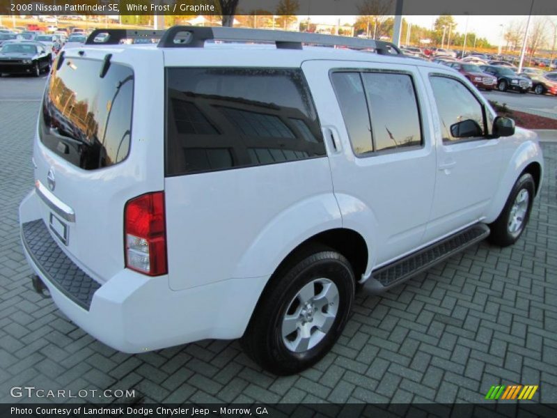 White Frost / Graphite 2008 Nissan Pathfinder SE