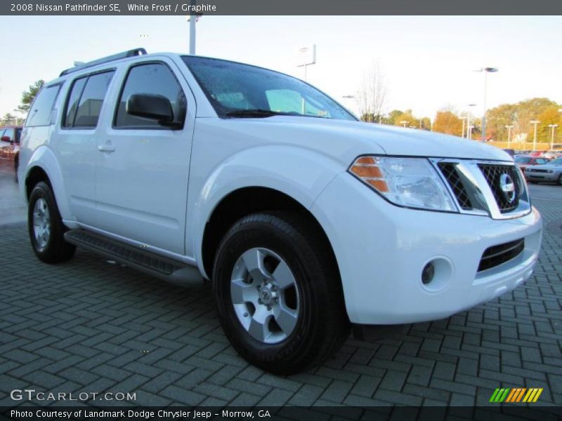 White Frost / Graphite 2008 Nissan Pathfinder SE