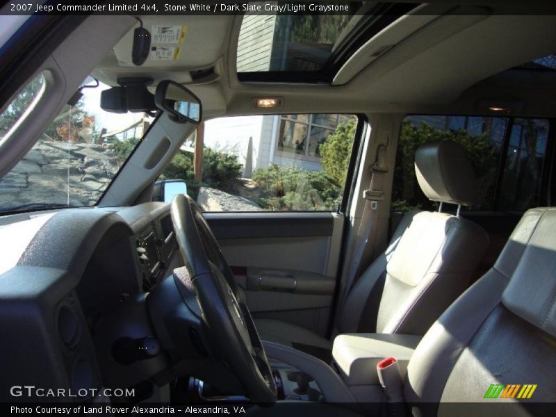 Stone White / Dark Slate Gray/Light Graystone 2007 Jeep Commander Limited 4x4