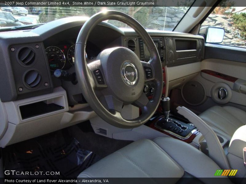 Stone White / Dark Slate Gray/Light Graystone 2007 Jeep Commander Limited 4x4