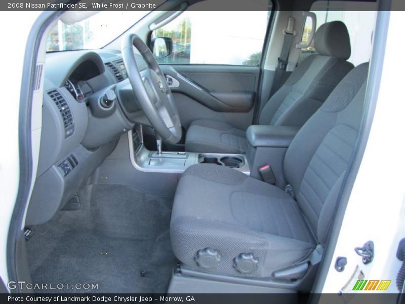 White Frost / Graphite 2008 Nissan Pathfinder SE