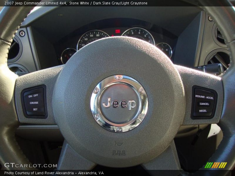 Stone White / Dark Slate Gray/Light Graystone 2007 Jeep Commander Limited 4x4