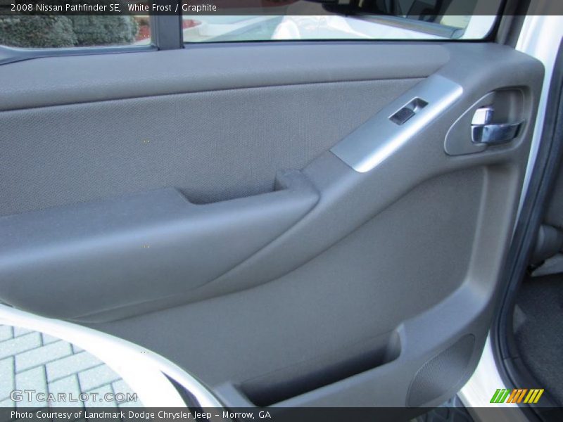 White Frost / Graphite 2008 Nissan Pathfinder SE
