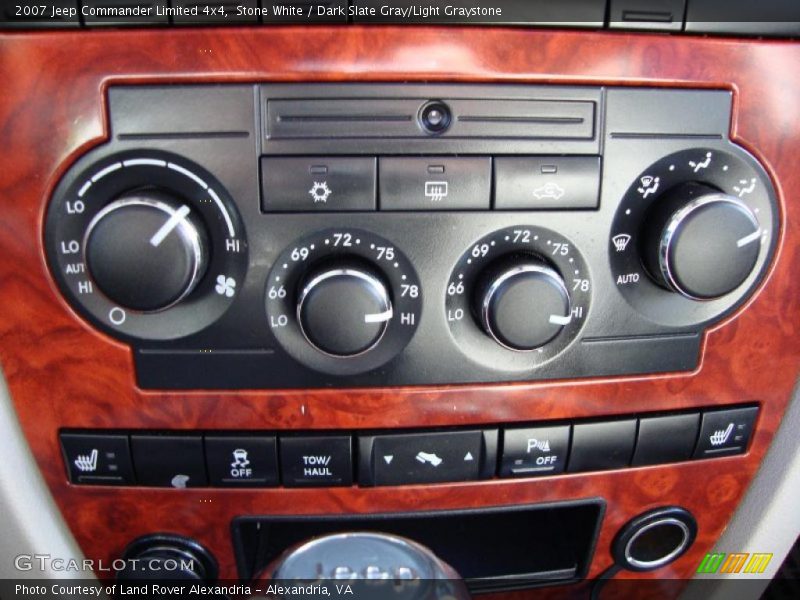 Stone White / Dark Slate Gray/Light Graystone 2007 Jeep Commander Limited 4x4