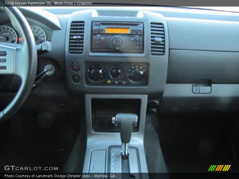 White Frost / Graphite 2008 Nissan Pathfinder SE