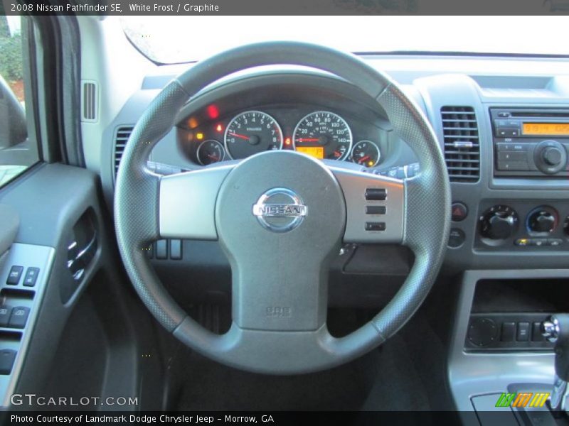 White Frost / Graphite 2008 Nissan Pathfinder SE