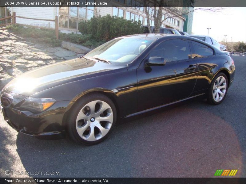 Jet Black / Creme Beige 2004 BMW 6 Series 645i Coupe