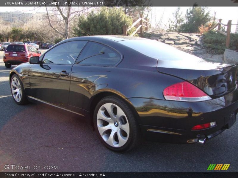 Jet Black / Creme Beige 2004 BMW 6 Series 645i Coupe