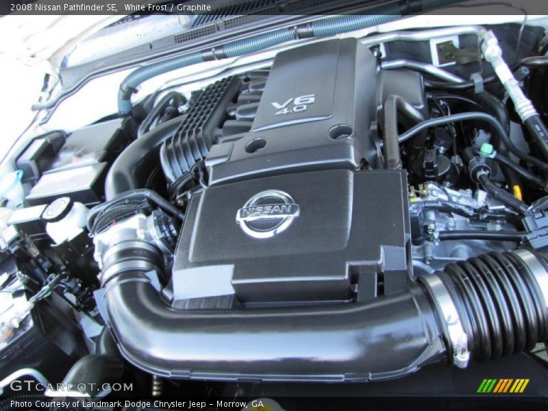 White Frost / Graphite 2008 Nissan Pathfinder SE