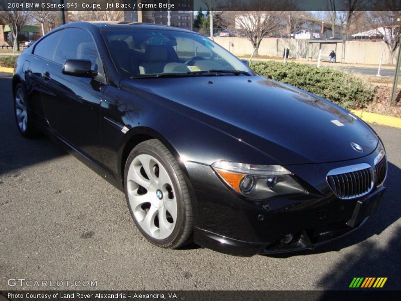 Jet Black / Creme Beige 2004 BMW 6 Series 645i Coupe