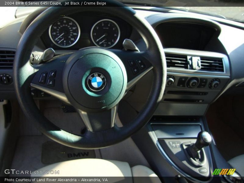 Jet Black / Creme Beige 2004 BMW 6 Series 645i Coupe