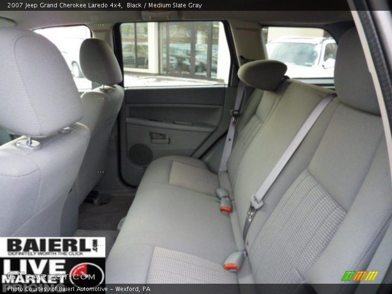 Black / Medium Slate Gray 2007 Jeep Grand Cherokee Laredo 4x4