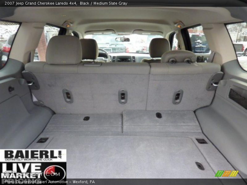 Black / Medium Slate Gray 2007 Jeep Grand Cherokee Laredo 4x4