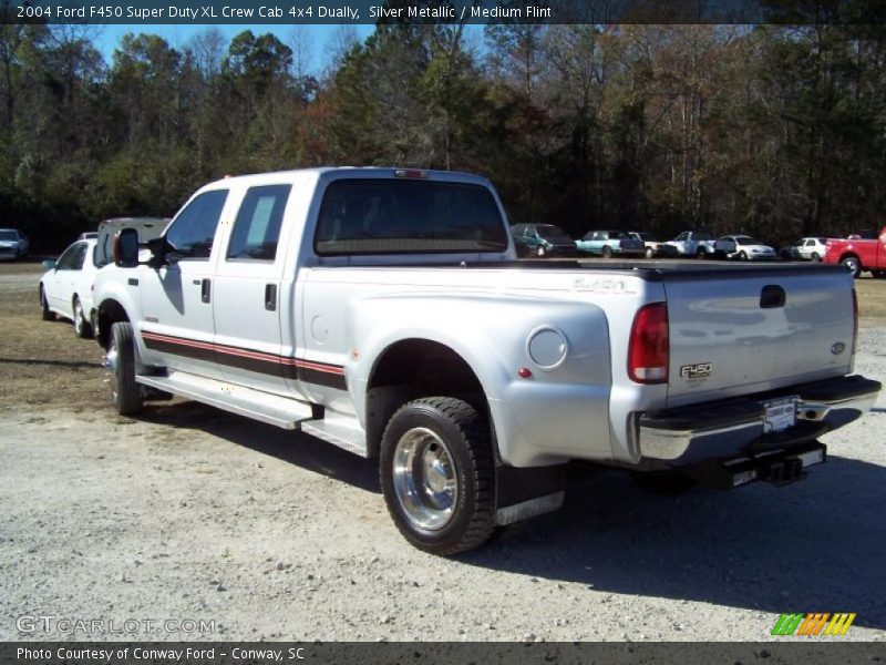  2004 F450 Super Duty XL Crew Cab 4x4 Dually Silver Metallic