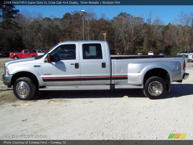  2004 F450 Super Duty XL Crew Cab 4x4 Dually Silver Metallic