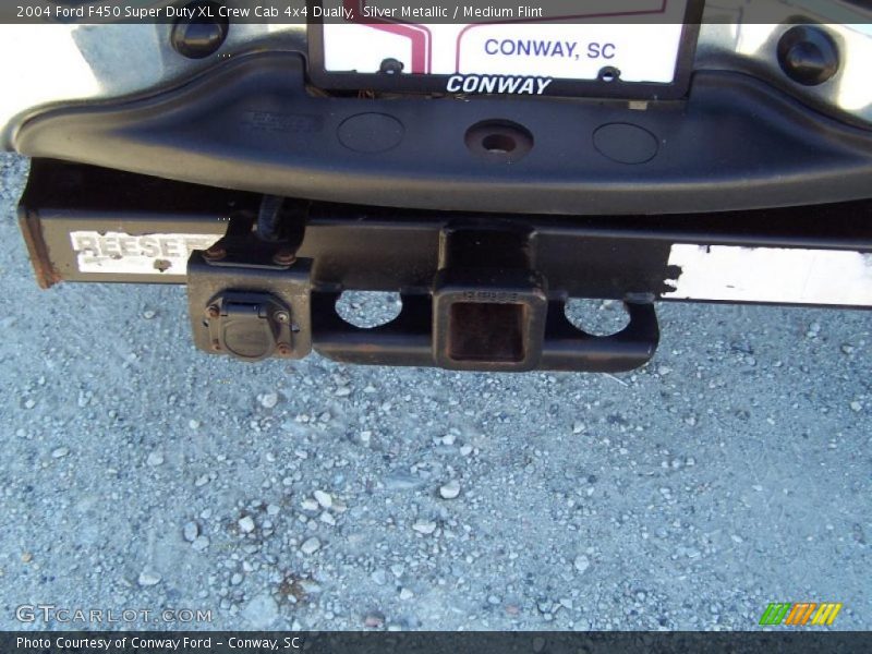 Silver Metallic / Medium Flint 2004 Ford F450 Super Duty XL Crew Cab 4x4 Dually