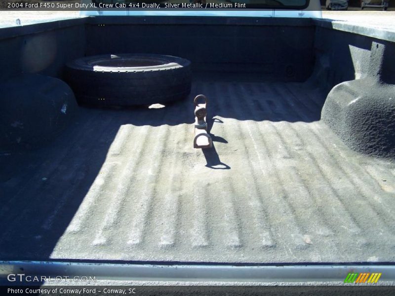 Silver Metallic / Medium Flint 2004 Ford F450 Super Duty XL Crew Cab 4x4 Dually