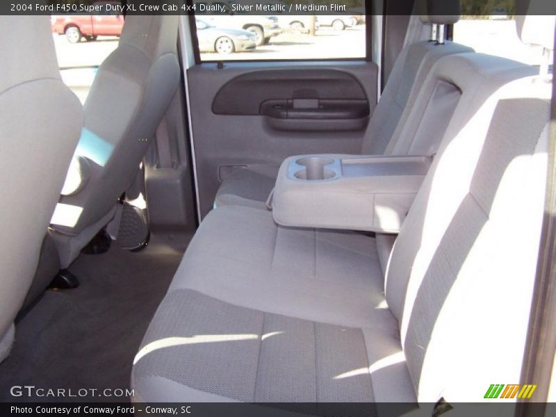Silver Metallic / Medium Flint 2004 Ford F450 Super Duty XL Crew Cab 4x4 Dually