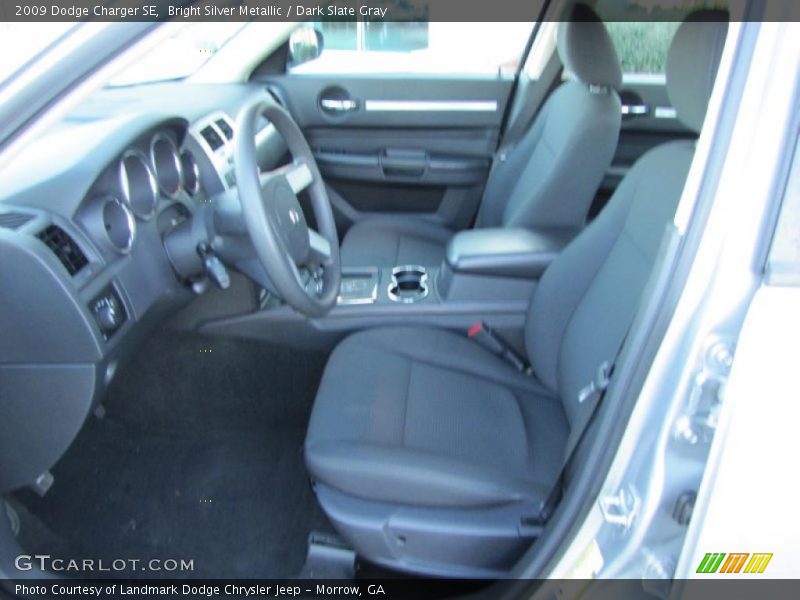 Bright Silver Metallic / Dark Slate Gray 2009 Dodge Charger SE