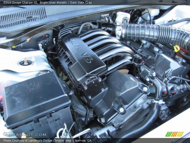 Bright Silver Metallic / Dark Slate Gray 2009 Dodge Charger SE